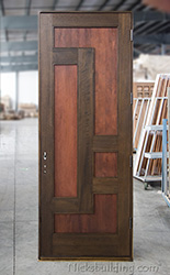 Arcadia Single Door with wood panels