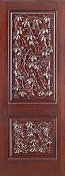 Carved Door Grape Vines