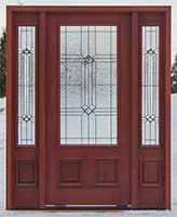 Affordable Front Doors in Cherry Finish Model PFC 200