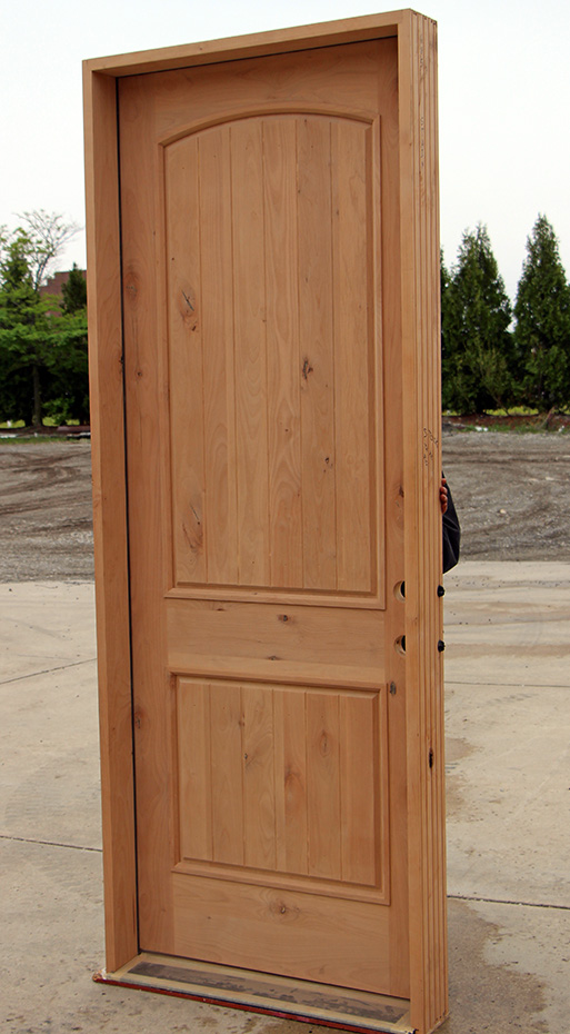 CL-131 Rustic Fire Door with V-groove panels