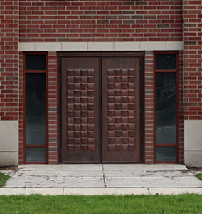 Copper Entry Double Door Outswing