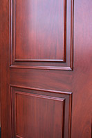 Mahogany Wood Copper Doors