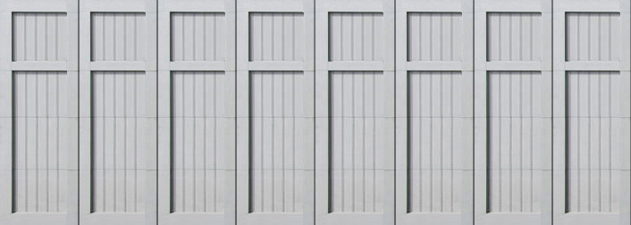 paint grade garage door 16x8