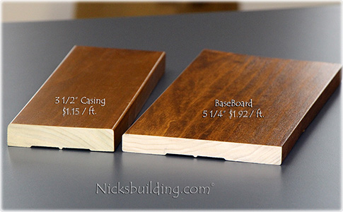 Flat Casing and Baseboard Profile