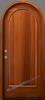 African Mahogany Round Top Doors