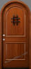 african mahogany round top exterior door