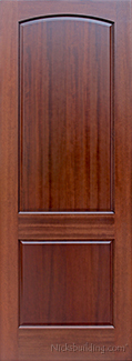 2 panel mahogany interior doors