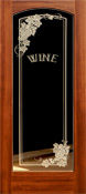 801 etched glass interior doors with grape leaves