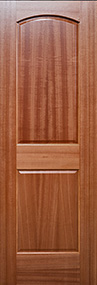 2 Panel Mahogany Interior Doors in 7-0