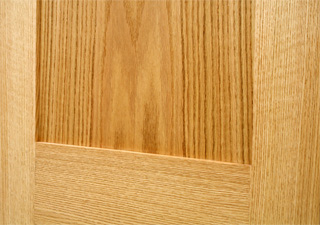 Oak Shaker doors 2 Panel closeup photo