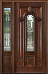 n525 door with 1 n75 sidelight Majestic glass