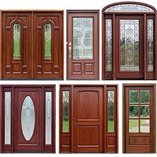 Solid Mahogany Doors in 6-8