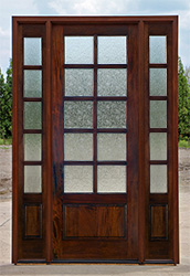 Rain Glass Doors 10 lite with sidelights