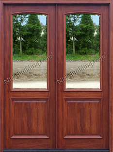 N-2 Panel exterior double doors 