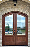 Whitehawk arched top double doors