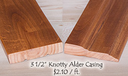 Knotty Alder Interior Casing