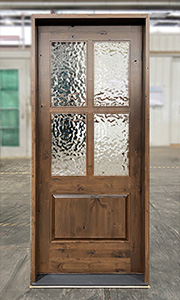 SW 4-LITE KNOTTY ALDER EXTERIOR DOORS