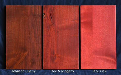 knotty alder interior red tones