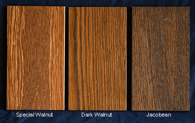 Red Oak Stain Samples Brown Tones