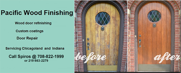 Get Local Wood Door Finishing in Chicagoland Area