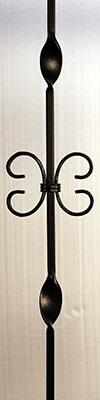 butterfly iron baluster