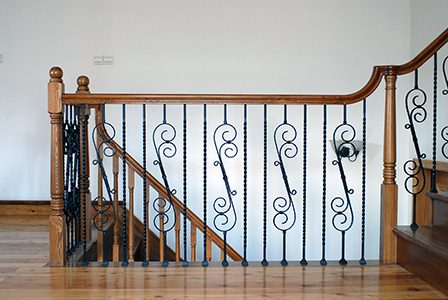 custom oak staircase