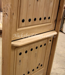 Exterior Dutch Doors with Shelf