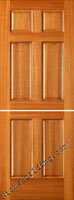 dutch doors in mahogany