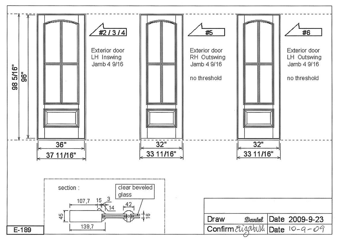 CustomMade Exterior Doors Nickb s Building Supply